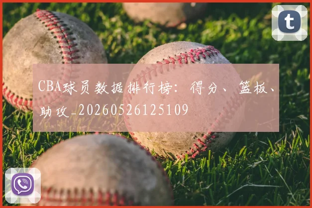 CBA球员数据排行榜：得分、篮板、助攻_20260526125109